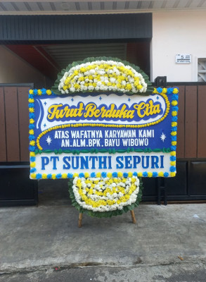 Papan Bunga Duka di Jatimakmur